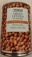 Green Lentils in Water