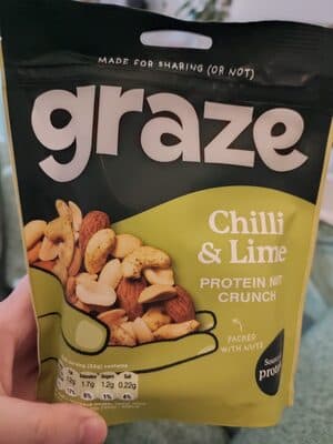 chilli and lime protein nut crunch