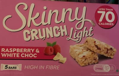 Skinny Crunch Light Raspberry & White Choc