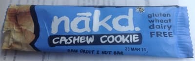 Cashew Cookie Fruit & Nut Bar