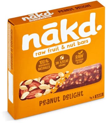 NAKD Cacahuètes - 140g (4x1p)