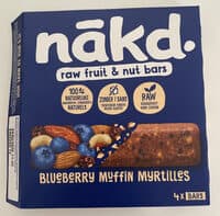 Barres de fruits secs & noix Myrtilles