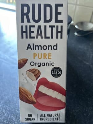 Almond Drink organic - Rude Health - 1 imp