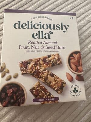 Roasted Almond Fruit, Nut & Seed Bars