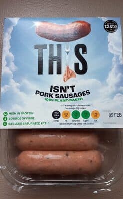 This isn't pork sausages
