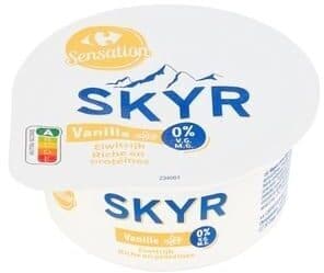 Carrefour Sensation Skyr Vanille 0% M.G.