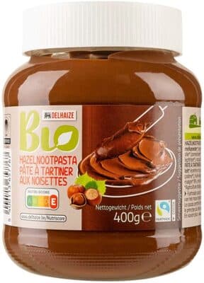 Pâte à tartiner aux noisettes bio