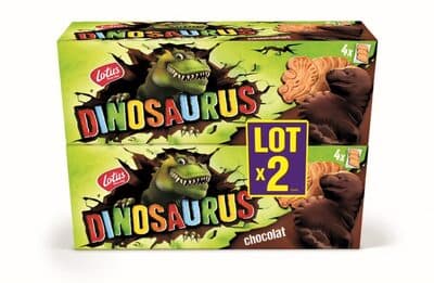 LOTUS DINOSAURUS Original LOT x2 Chocolat 450g (2x(4x3p))