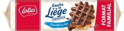 Gaufre de Liège au Chocolat au lait 10x1p