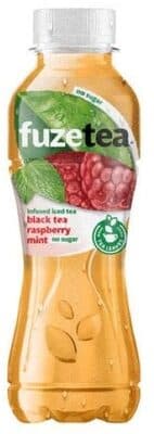 Thé noir glacé saveur framboise menthe