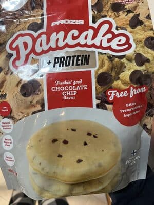 Instant whole-oat pancake mix chocolate chip flavour