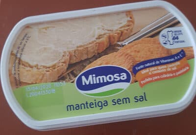 manteiga sem sal