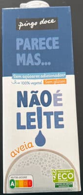 Parece mas... Não é Leite aveia