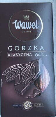Czekolada Gorzka Klasyczna 64% Cocoa