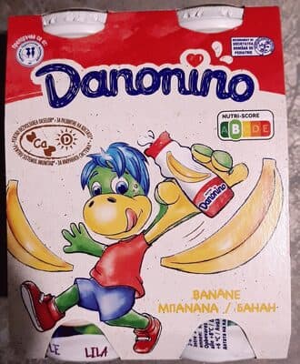 Danonino bananeМлечнокисел продукт за пиене с пюре от банани.