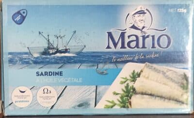 Sardine à l'huile vegetale