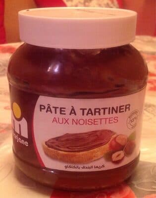 pâte à tartiner aux noisettes