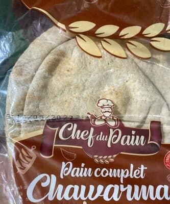 Pain complet chawarma