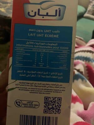 Lait Uht Écrémé