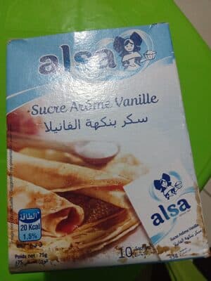 sucre arâme vanille