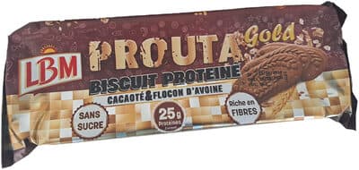 Prouta | buiscuit protéine cacaoté et flocon d'avoine
