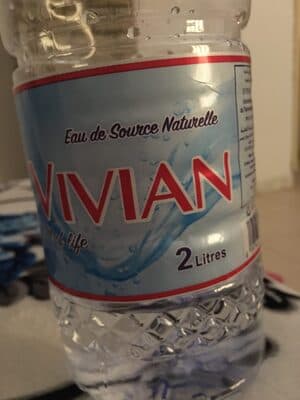 Eau de source naturelle