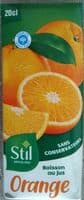 Boisson au jus d'orange
