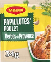 MAGGI Papillotes Poulet Herbes de Provence - Sachet de 34g