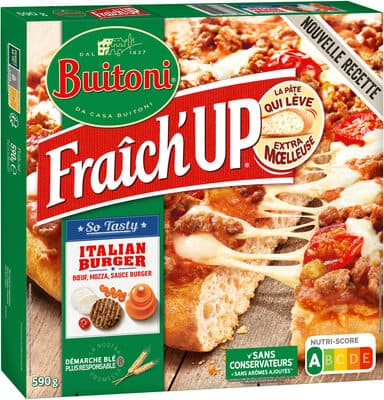 BUITONI FRAICH'UP SO TASTY pizza surgelée Italian Burger 590g