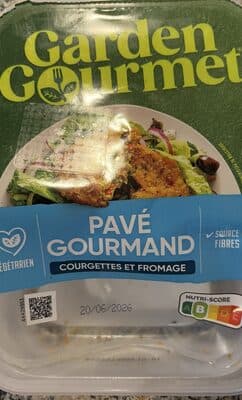GARDEN GOURMET Pavé Gourmand Courgettes Fromage 180g