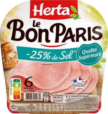 Le Bon Paris -25% de Sel