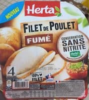 Filet de poulet fumé sans nitrite