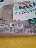 Bio jambon cuit a l'etouffée
