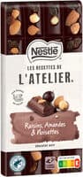 NESTLE L'ATELIER Tablette Chocolat noir raisins - 170g