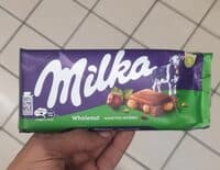 milka wholenut noisette