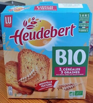 Biscottes 3 Céréales 3 Graines