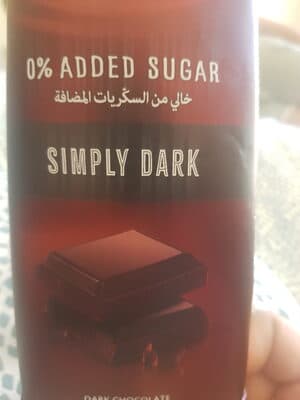 Dark chocolate