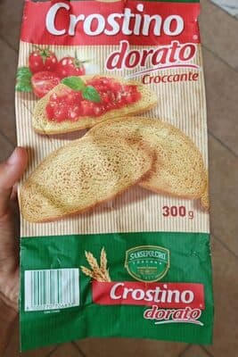 crostino croccante dorato