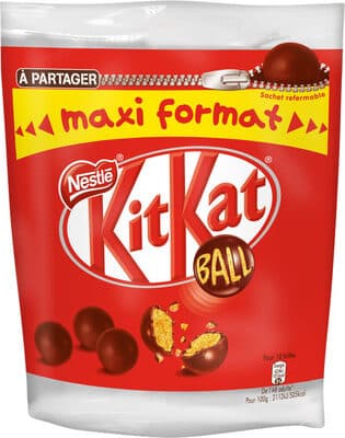 KITKAT Ball, Billes au chocolat au Lait, 400g
