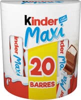 Barre Chocolatée Kinder Maxi Chocolat au Lait x20 - 420g