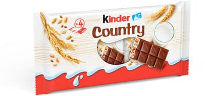 Barre Chocolatée Kinder Country Céréales chocolat x4 - 94g
