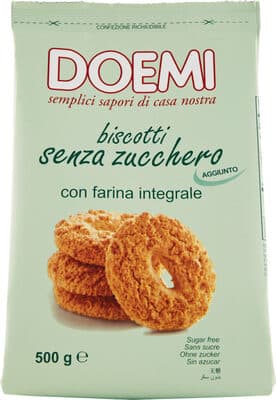 Biscotti senza zucchero con farina integrale