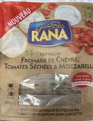 Tortellini Fromage de Chèvre, Tomates Séchées et Mozzarella