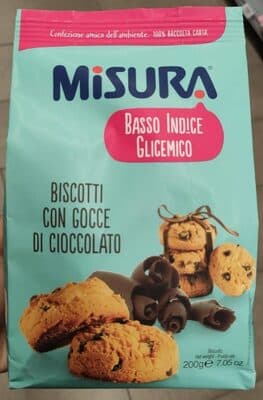 Biscotti con gocce di cioccolato