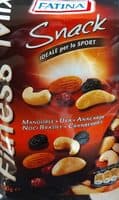 Fitness Mix Mandorle, uva anacardi, noci brasile, cranberries