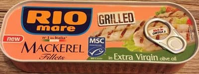 Filetti di sgombro grigliati all'olio extra vergine d'oliva