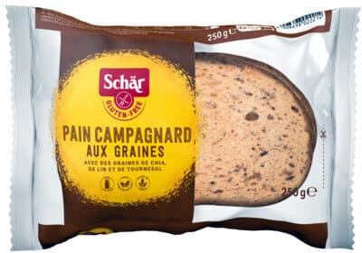 PAIN CAMPAGNARD AUX GRAINES - Grandes tranches aux graines