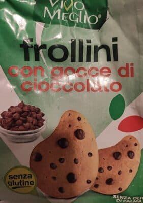Frollini con gocce di cioccolato