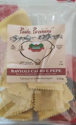 Ravioli cacio e pepe
