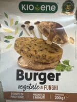 Burger vegetale ai funghi